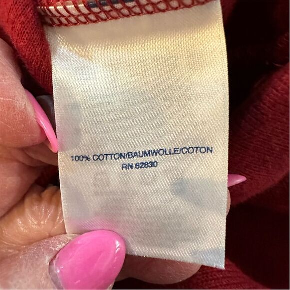 Lands End Men's Burgundy 1/4 Zip Pullover Sweater Size Large Casual - Picture 4 of 9